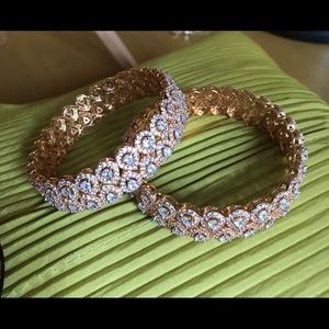 India Fashion Bracelets Bizintene style rhinestone tear drop setting